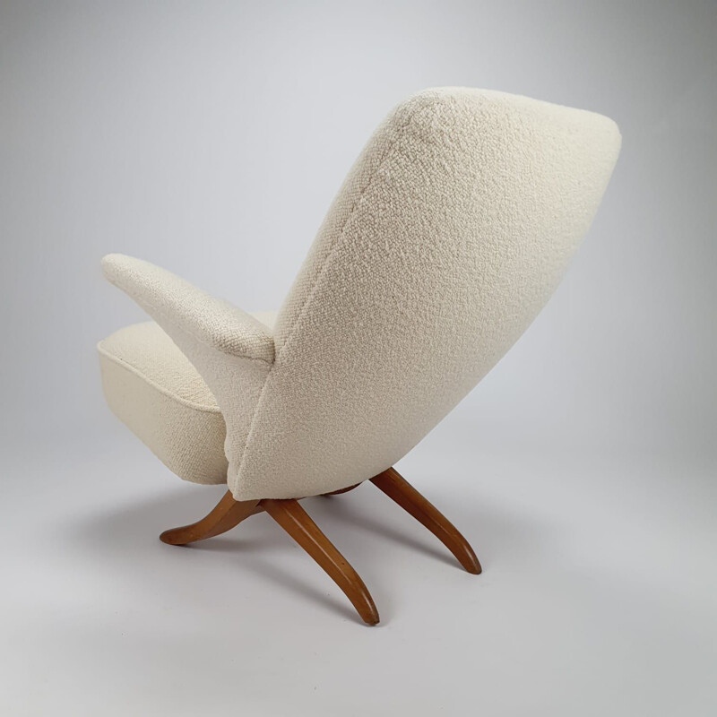 Moderne vintage pinguïnstoel van Theo Ruth voor Artifort, 1950