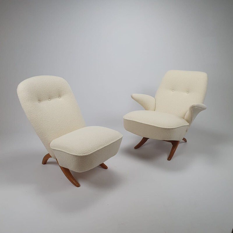 Moderne vintage pinguïnstoel van Theo Ruth voor Artifort, 1950