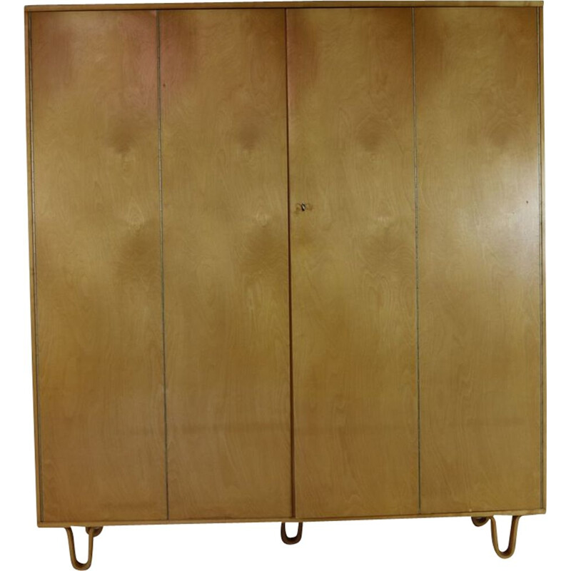 Vintage Birchwood Pastoe wardrobe by Cees Braakman