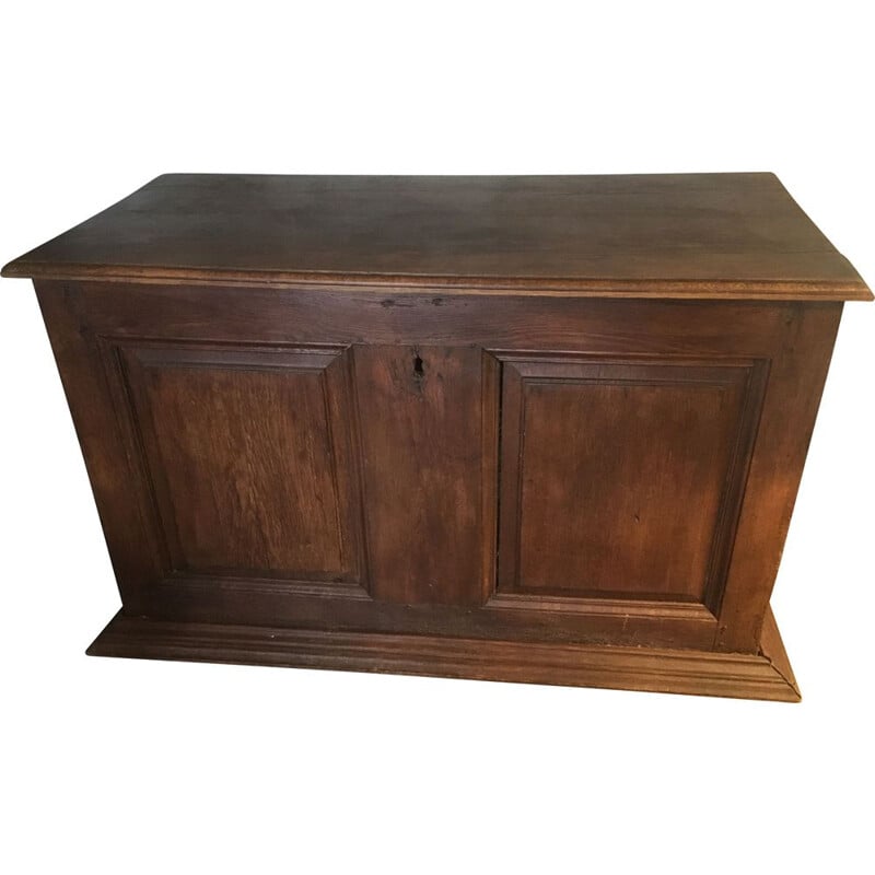 Vintage rustic oak chest