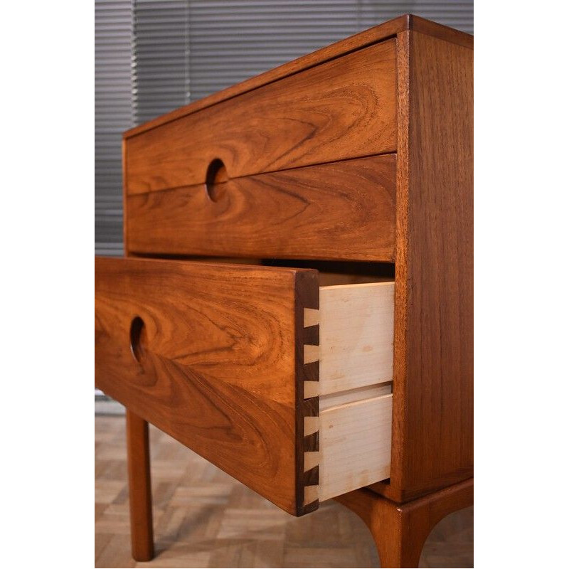 Vintage Kai Kristiansen Model 386 Teak Chest Of Drawers For Aksel Kjersgaard 1950s