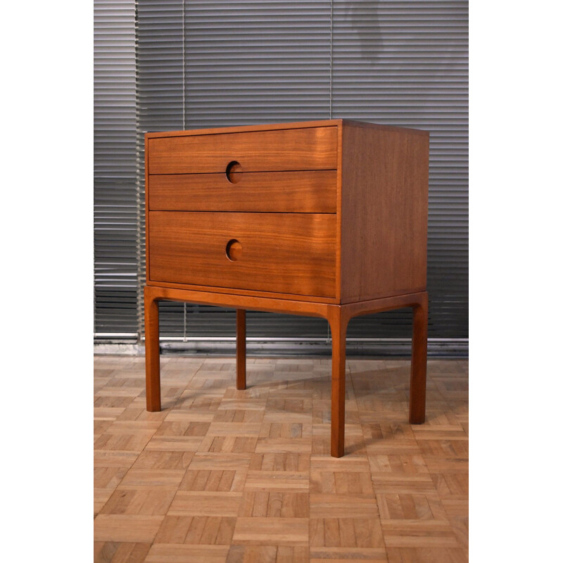 Vintage Kai Kristiansen Model 386 Teak Chest Of Drawers For Aksel Kjersgaard 1950s