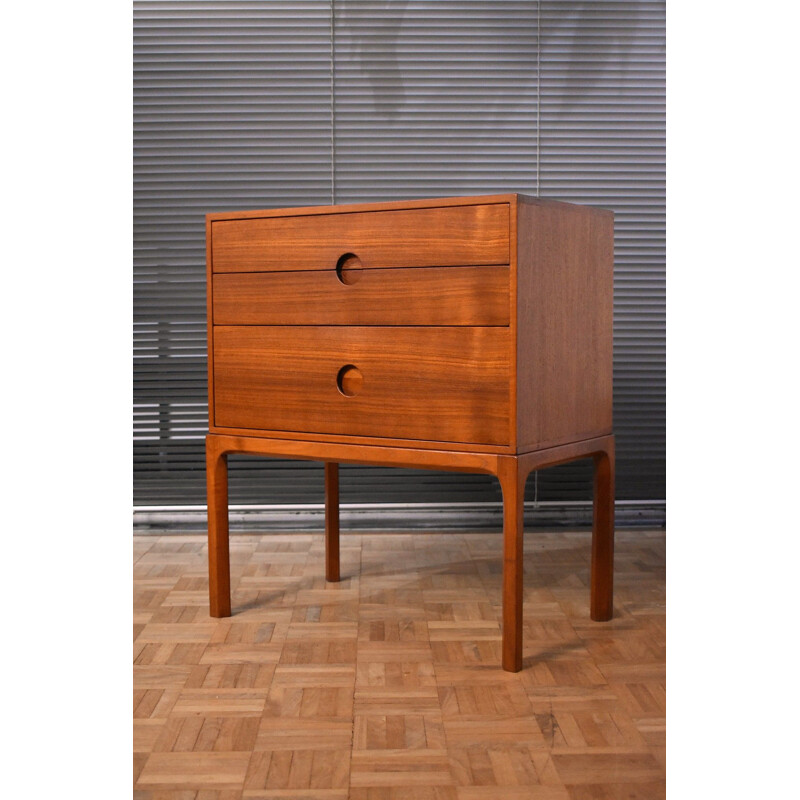 Vintage Kai Kristiansen Model 386 Teak Chest Of Drawers For Aksel Kjersgaard 1950s