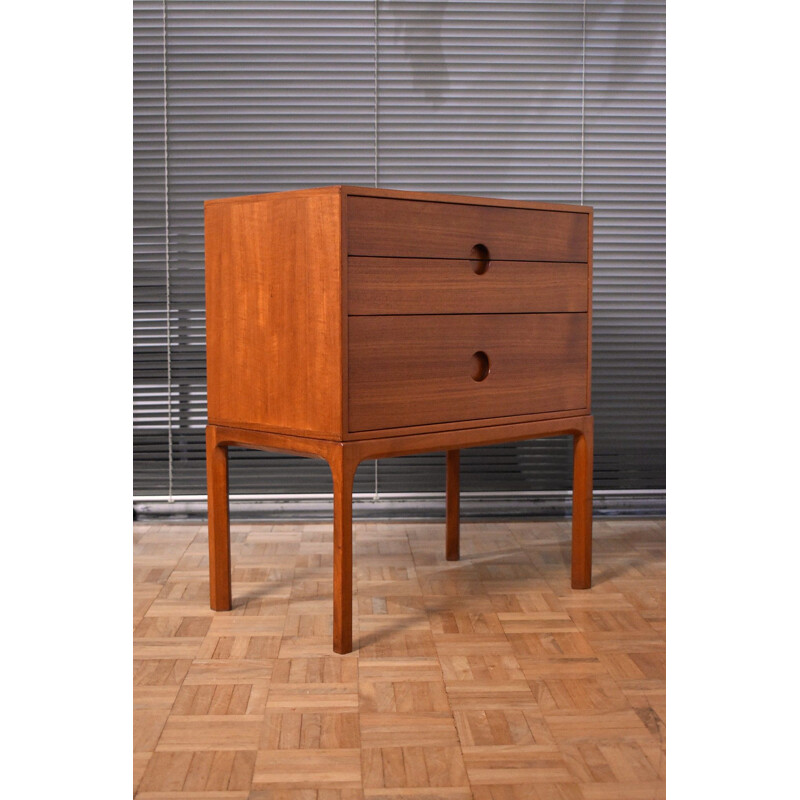 Vintage Kai Kristiansen Model 386 Teak Chest Of Drawers For Aksel Kjersgaard 1950s