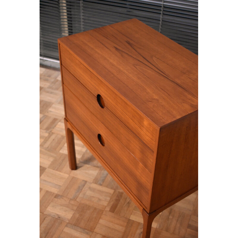 Vintage Kai Kristiansen Model 386 Teak Chest Of Drawers For Aksel Kjersgaard 1950s