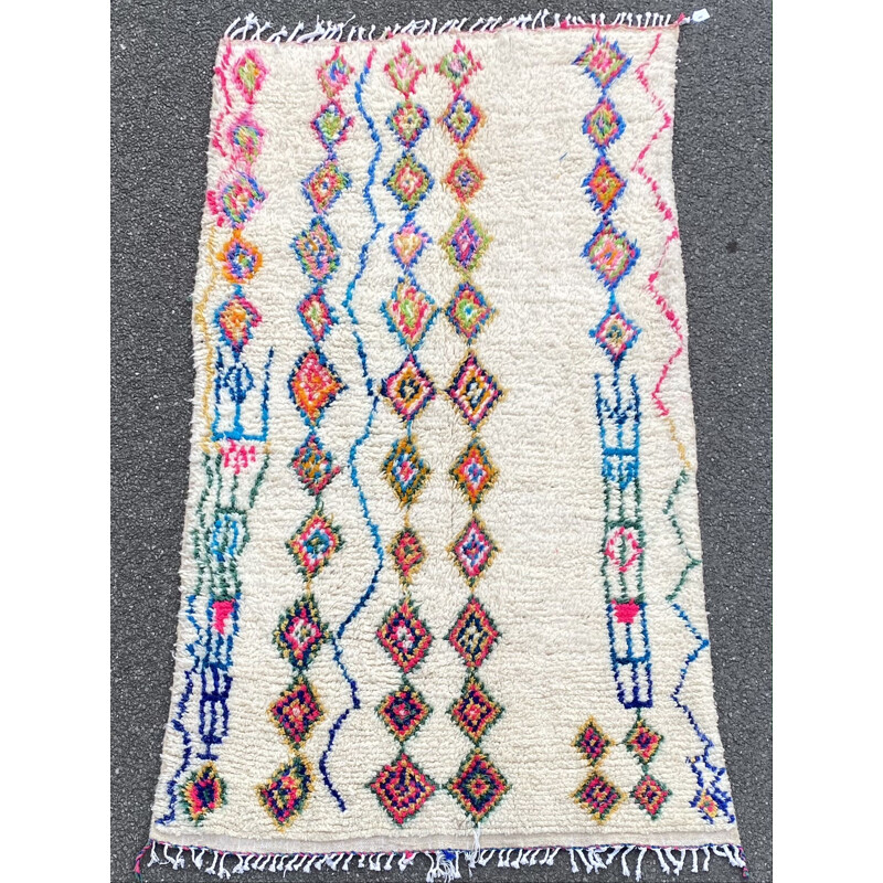 Vintage Berber carpet azilal