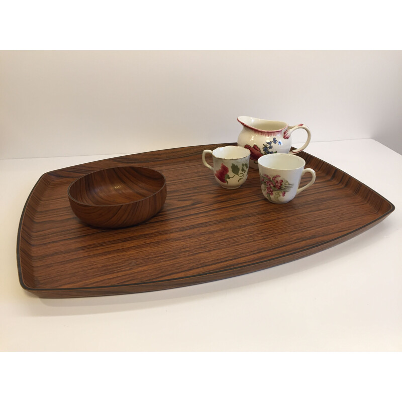 Vintage capellio tray and cup set Italian