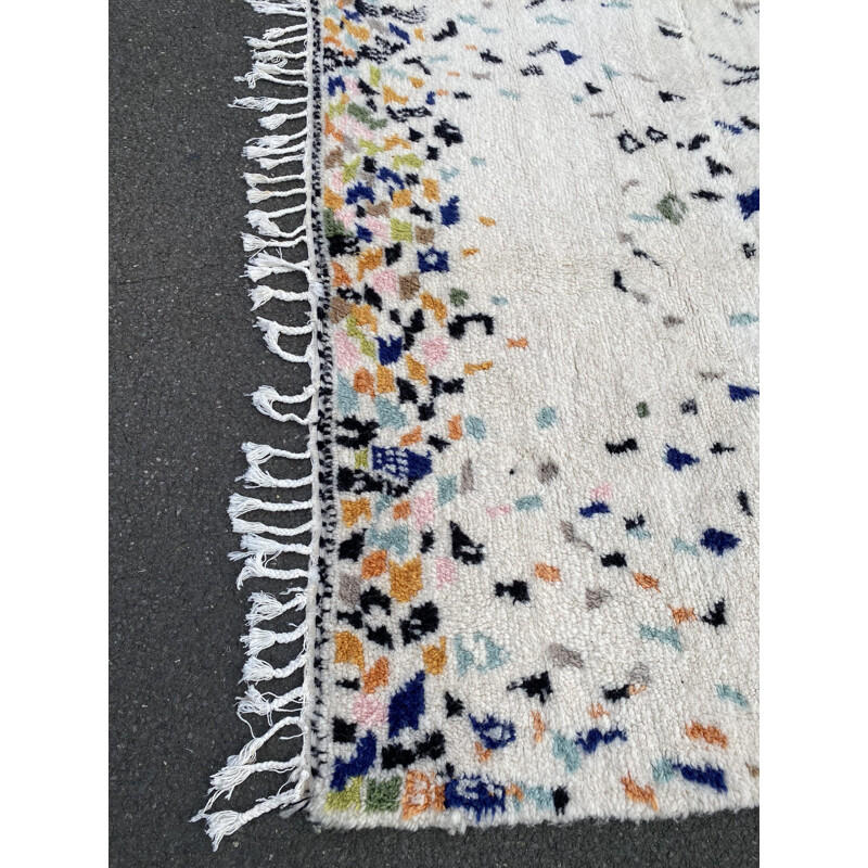 Vintage Berber carpet Beni Ouarain