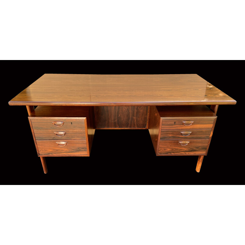 Santos vintage palissander bureau van Kai Kristiansen voor Fekdballes Mobelfabrik 1960