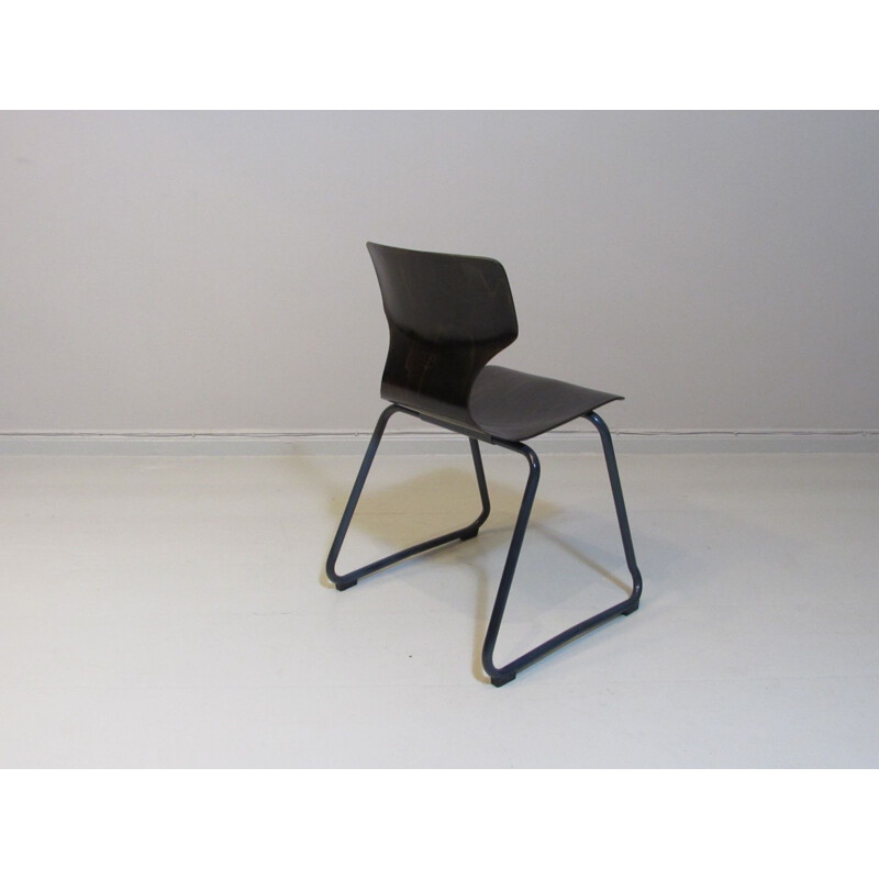 Set of 6 vintage Pagholz chairs by Adam Stegner for Flötotto 1960s