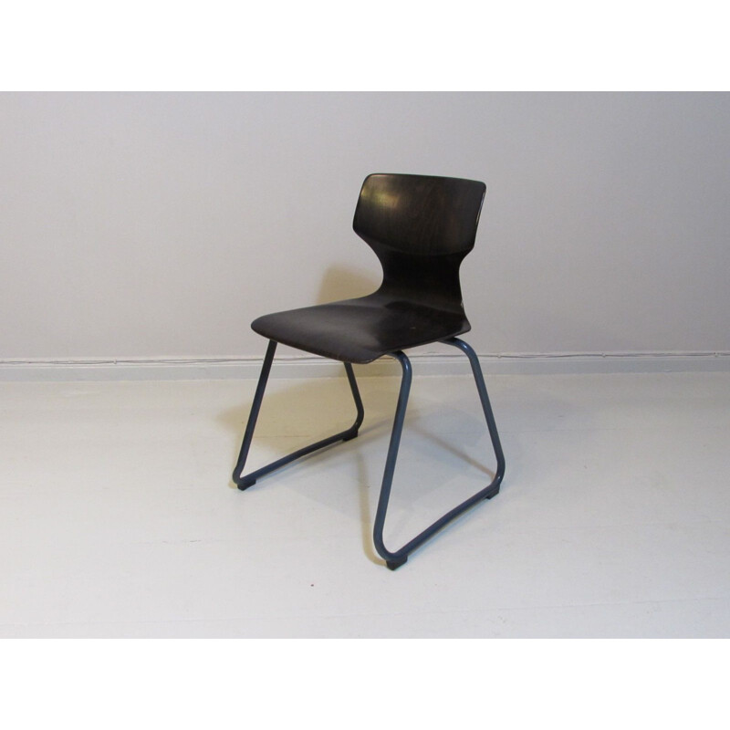 Set of 6 vintage Pagholz chairs by Adam Stegner for Flötotto 1960s