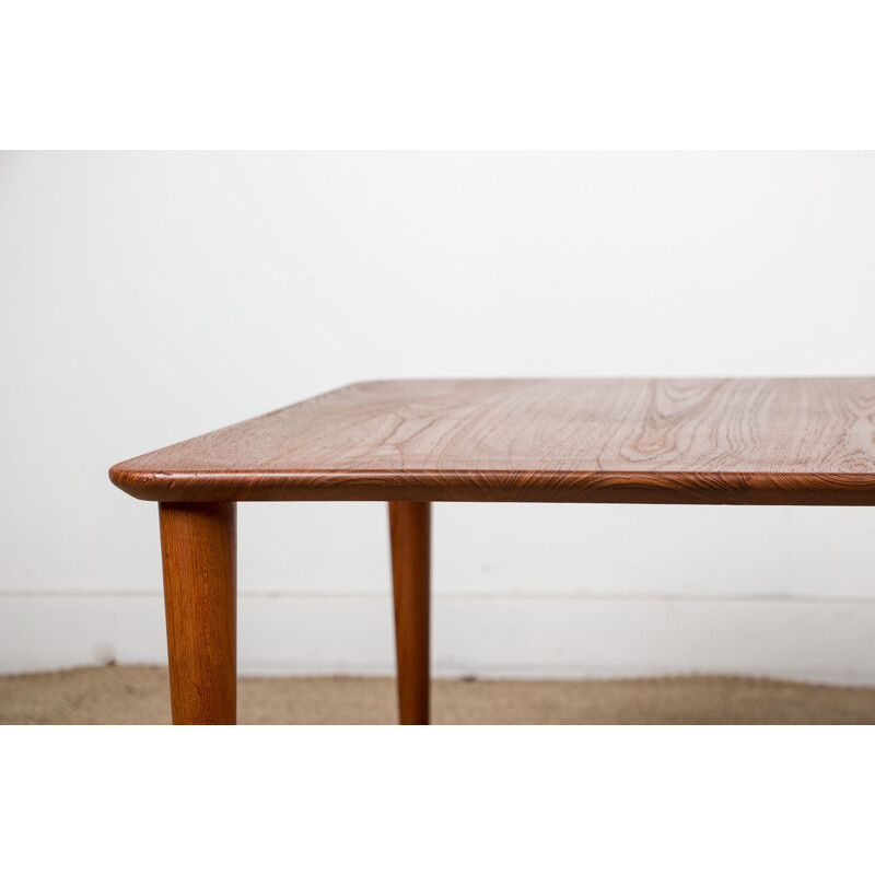 Table basse vintage en teck par Petre Hvidt et Orla Molgaard-Nielsen pour France & Son, Danoise 1960