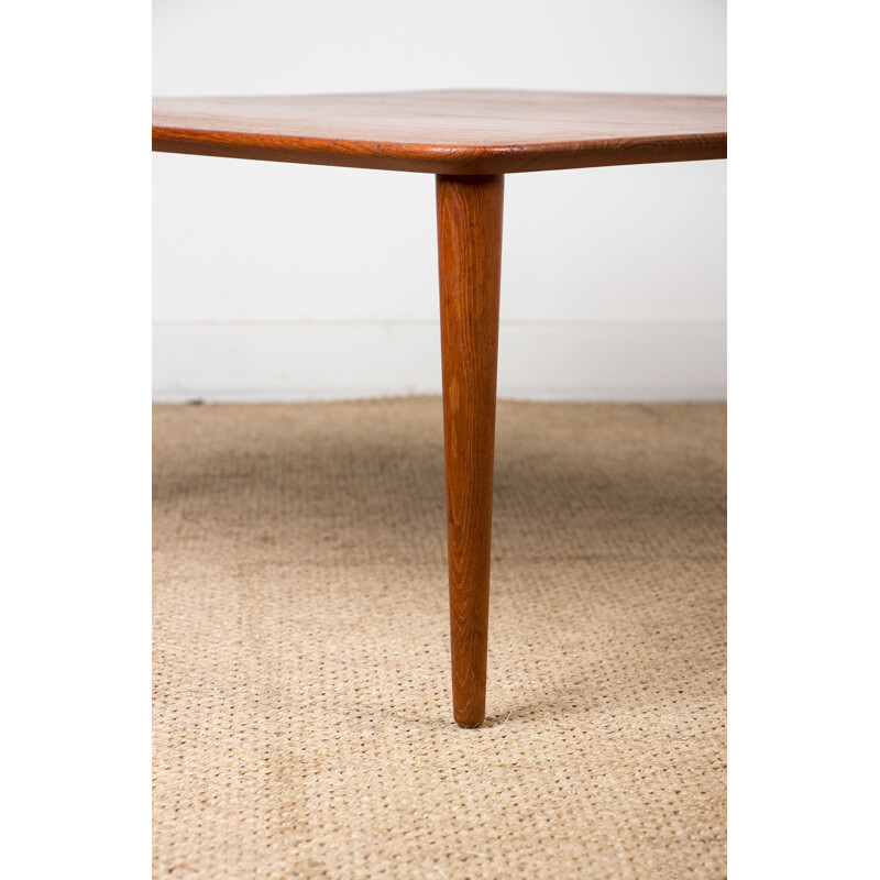 Vintage teak coffee table by Petre Hvidt and Orla Molgaard-Nielsen for France & Son, Danish 1960s