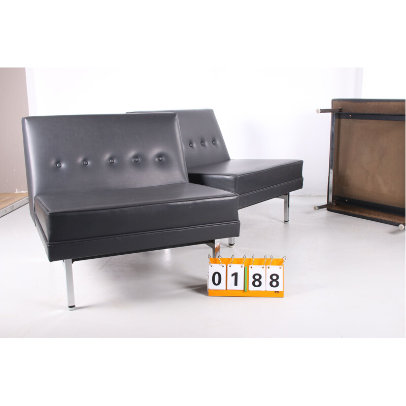 Canapé vintage à 4 éléments par George Nelson & Herman Miller, États-Unis d'Amérique 1960