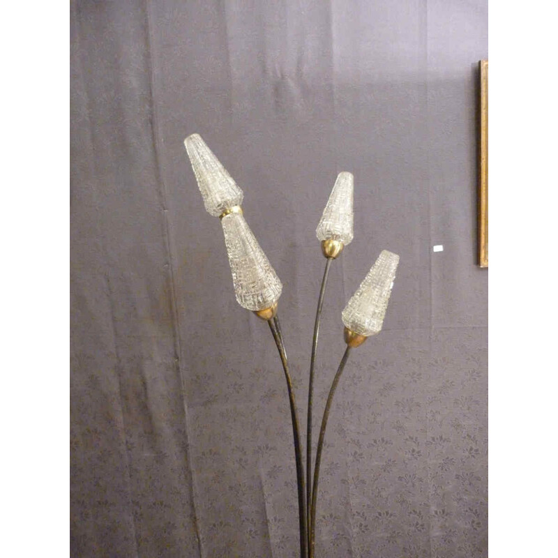 Vintage lamppost 4 Tulips - 50s