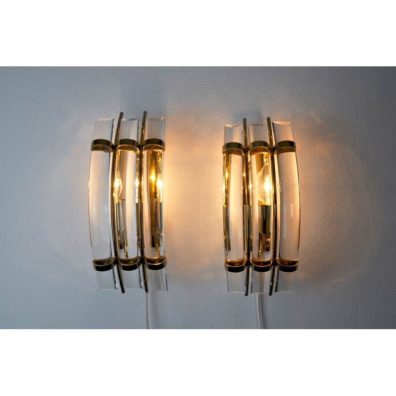 Pair of vintage sconces by Paolo Venini 1970s