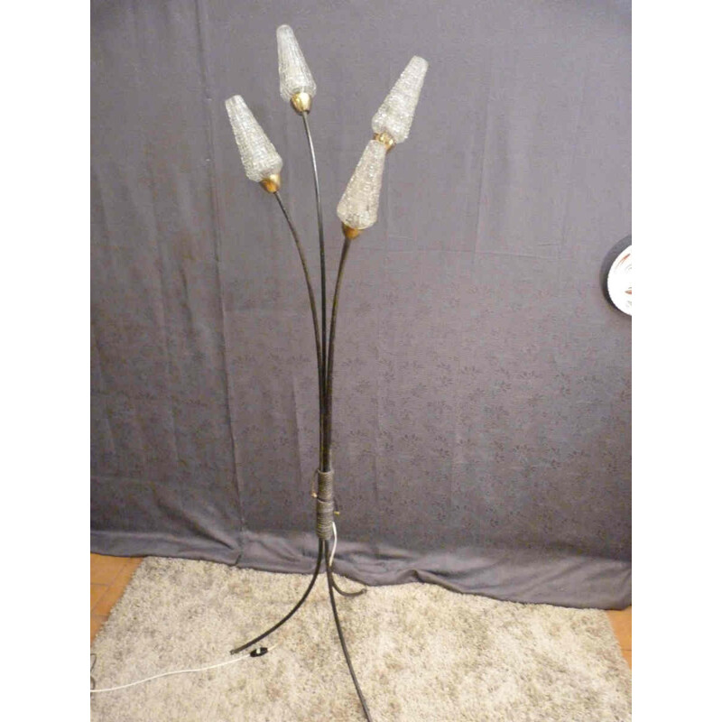 Vintage lamppost 4 Tulips - 50s