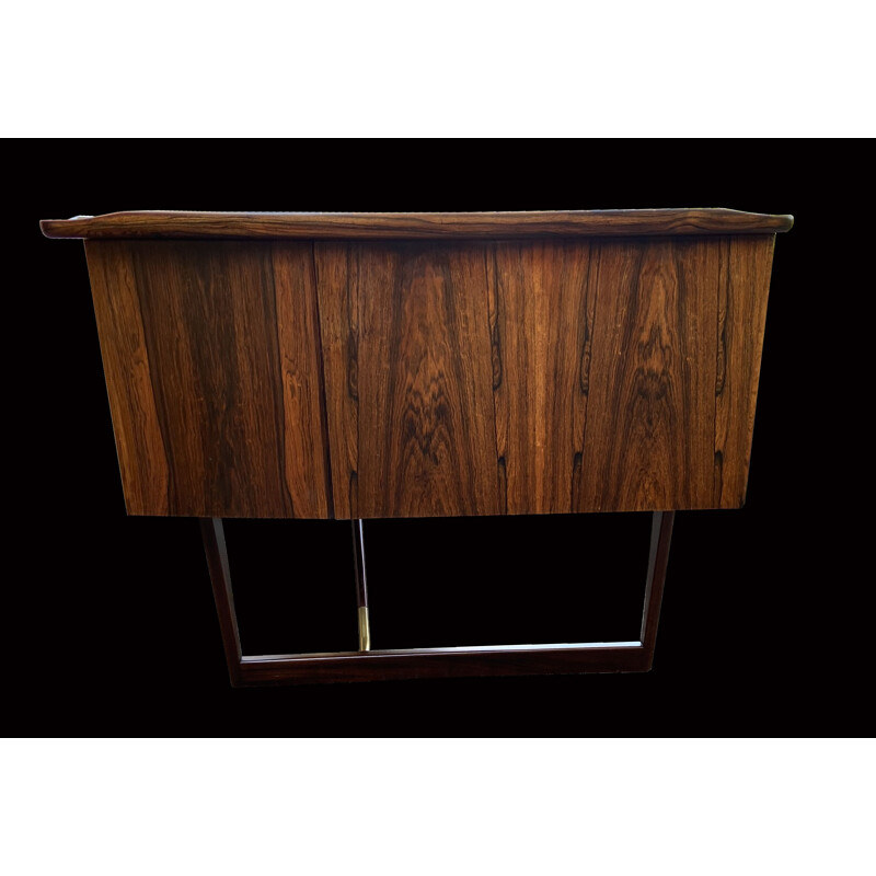 Vintage Santos Rosewood Desk by Peter Lovig Nielsen for Hedensted Mobelfabrik