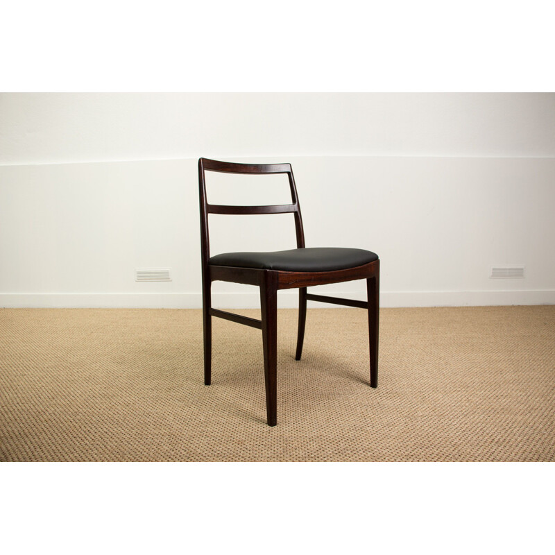 Set of 6 vintage Rio rosewood chairs model 420 by Arne Vodder for Sibast, Danish 1960s