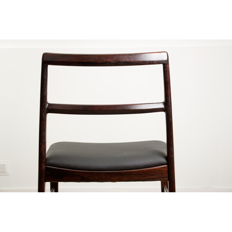 Set of 6 vintage Rio rosewood chairs model 420 by Arne Vodder for Sibast, Danish 1960s