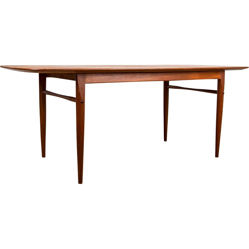 Large vintage teak coffee table by Svante Skogh for Seffle Mobelfabrik, Sweden 1960s