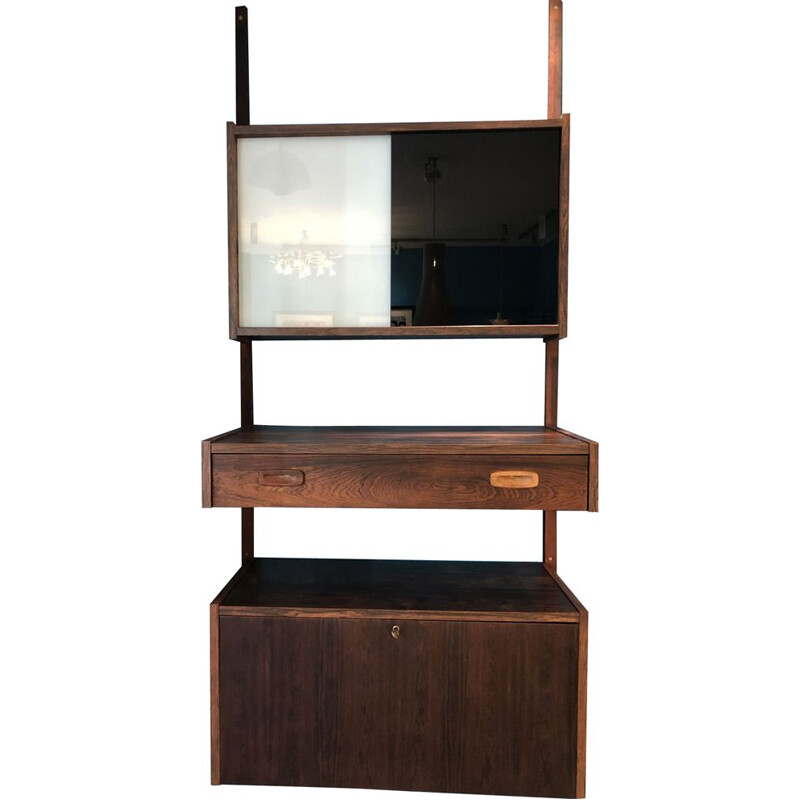 Vintage rosewood hanging desk by kai Kristiansen