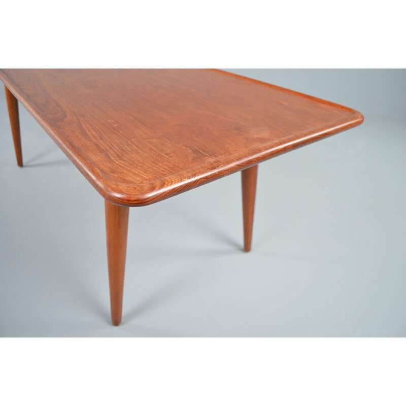 Table basse vintage AT-11 par Hans Wegner par Andreas Tuck midcentury 1954