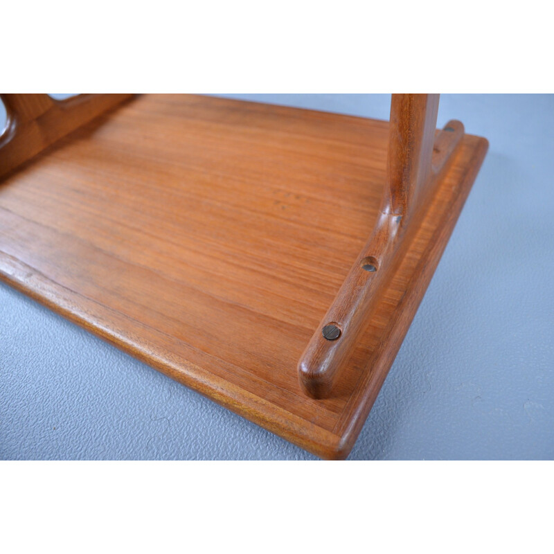 Midcentury nesting tables in teak by Kai Kristiansen Vildbjerg möbelfabrik 1960s