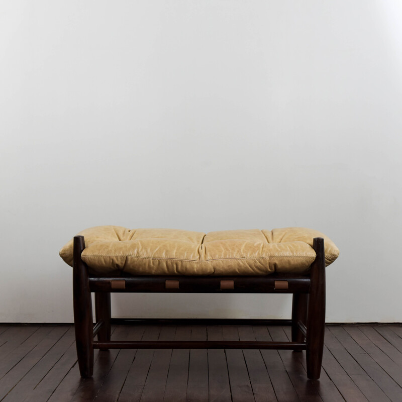 Vintage Mole armchair with ottoman by Sergio Rodrigues