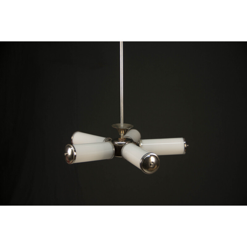 Vintage Chandelier Bauhaus 1940s