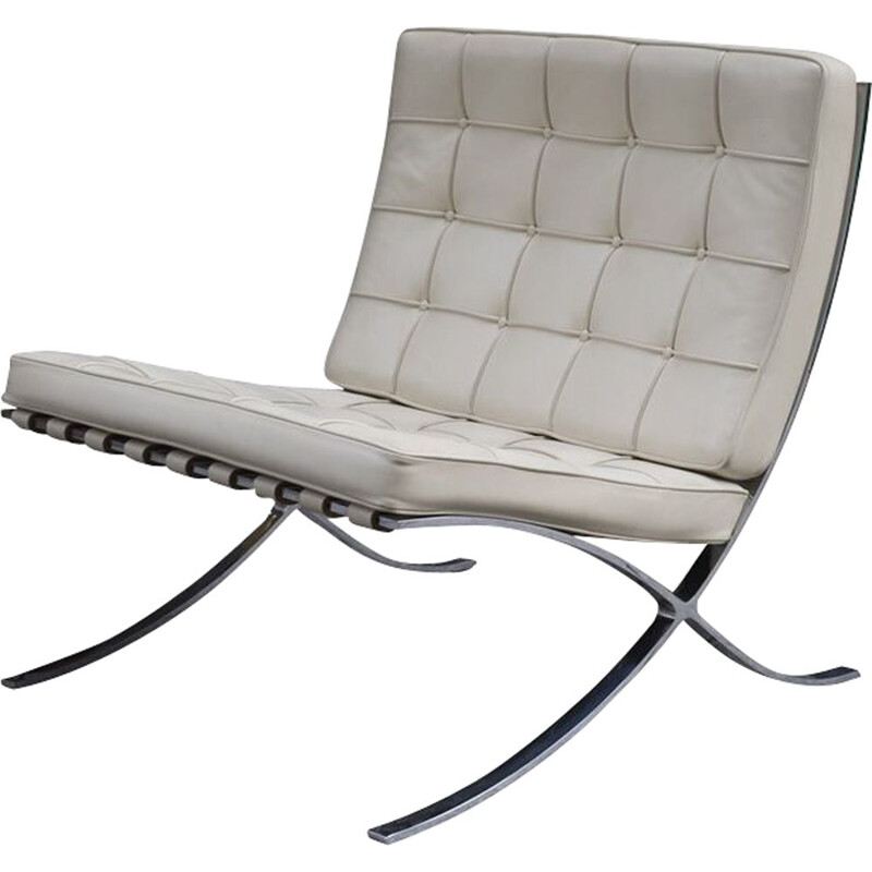 Vintage armchair by Knoll Barcelona' Mies Van Der Rohe