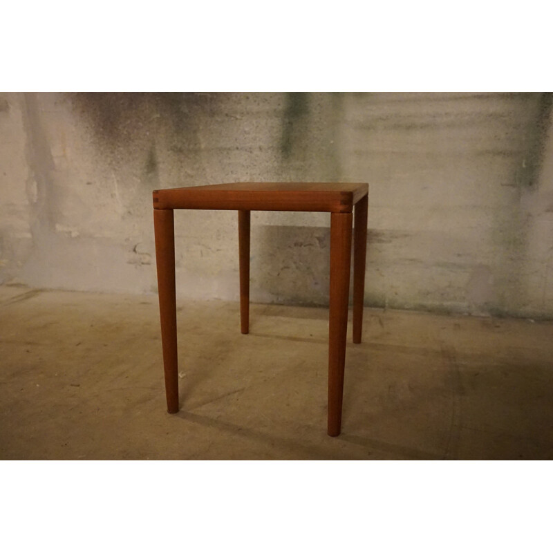 Vintage Teak Side Table by H. W. Klein for Bramin