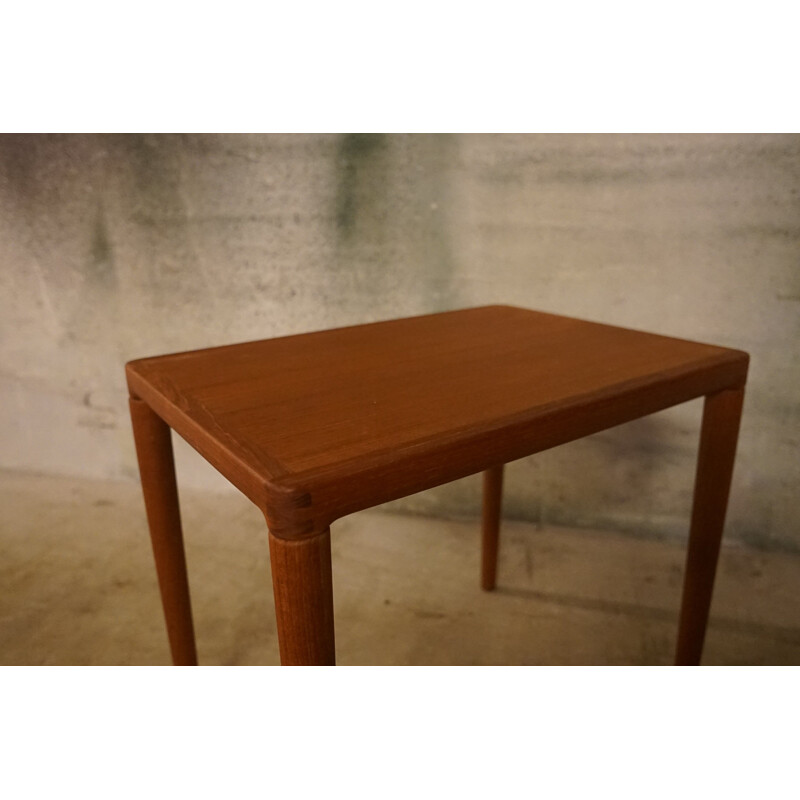 Vintage Teak Side Table by H. W. Klein for Bramin