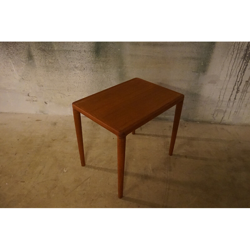 Vintage Teak Side Table by H. W. Klein for Bramin