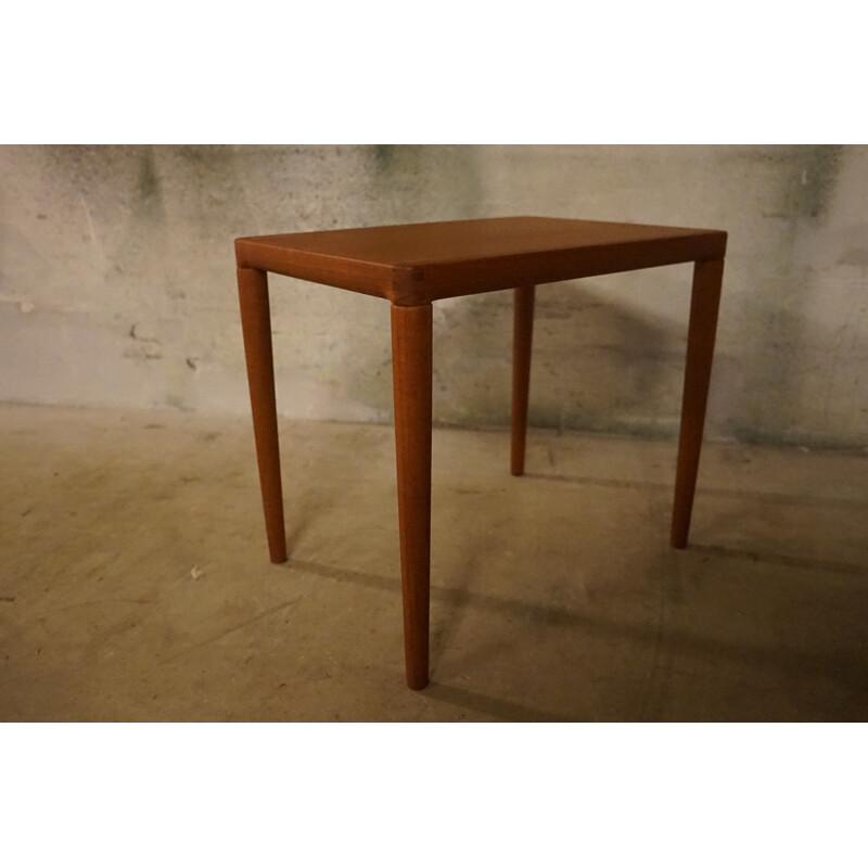 Vintage Teak Side Table by H. W. Klein for Bramin