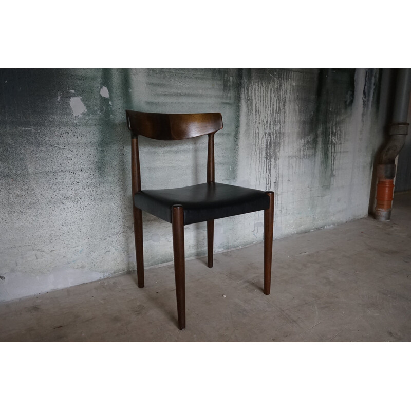 Vintage 343 Dining Chair by Knud Færch for Slagelse Mobelværk 1960s