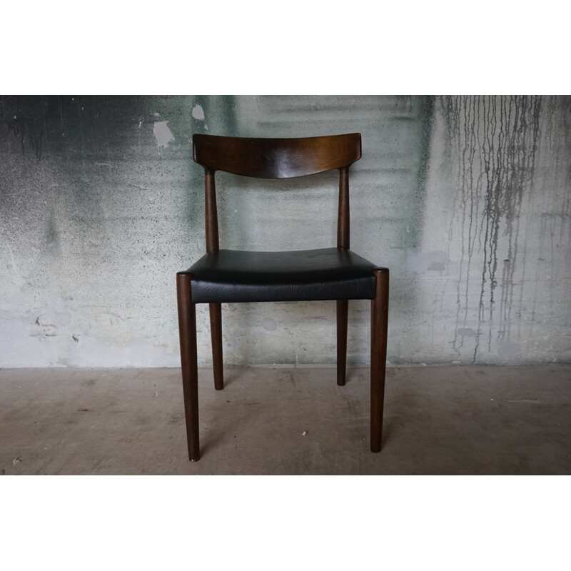 Vintage 343 Dining Chair by Knud Færch for Slagelse Mobelværk 1960s