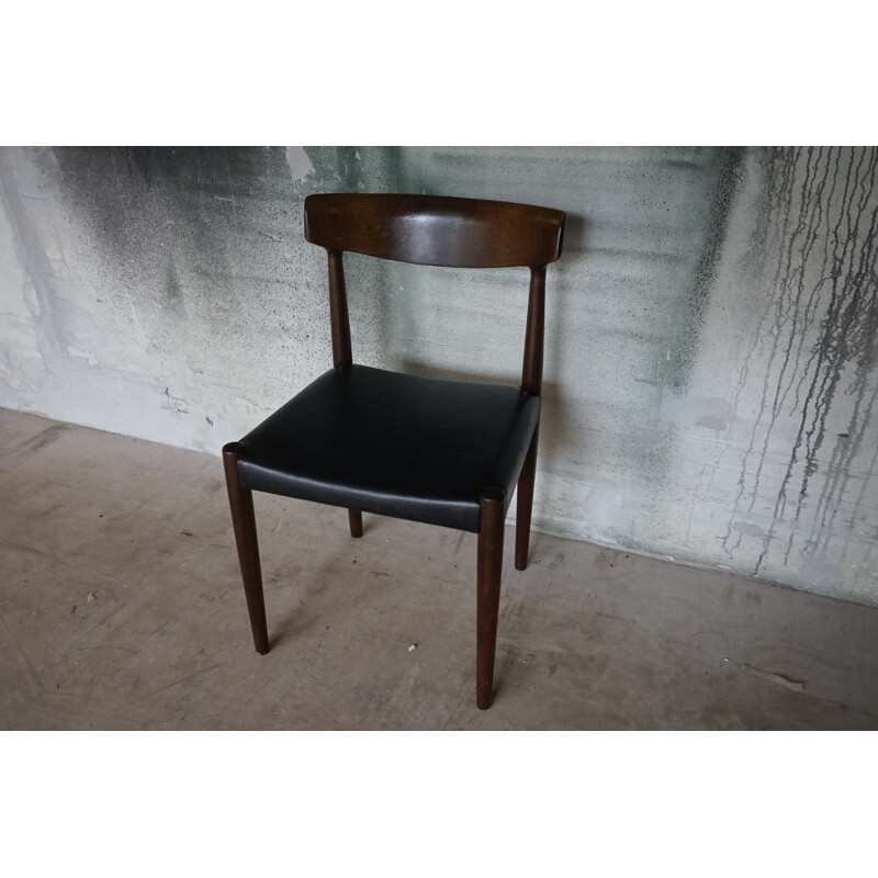 Vintage 343 Dining Chair by Knud Færch for Slagelse Mobelværk 1960s