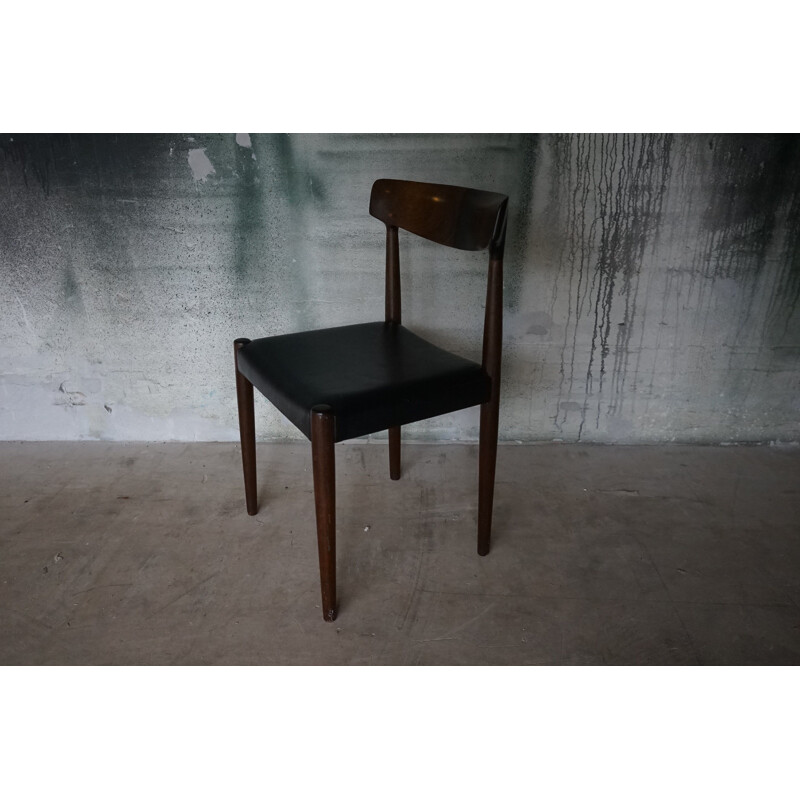 Vintage 343 Dining Chair by Knud Færch for Slagelse Mobelværk 1960s