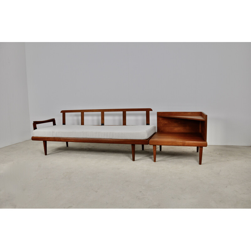 Vintage Edvard & Tove Kindt Larsen sofa and corner table set for Gustav Bahus