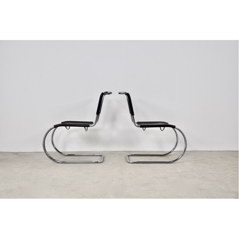 Chaise vintage Bauhaus MR 10 en chrome par Ludwig Mies van der Rohe
