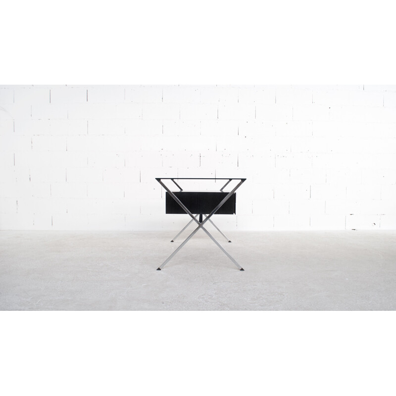 Vintage steel desk by Franco Albini 1970s