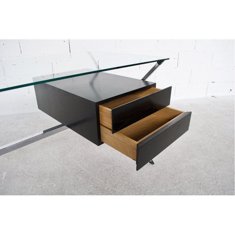 Bureau vintage en acier par Franco Albini 1970