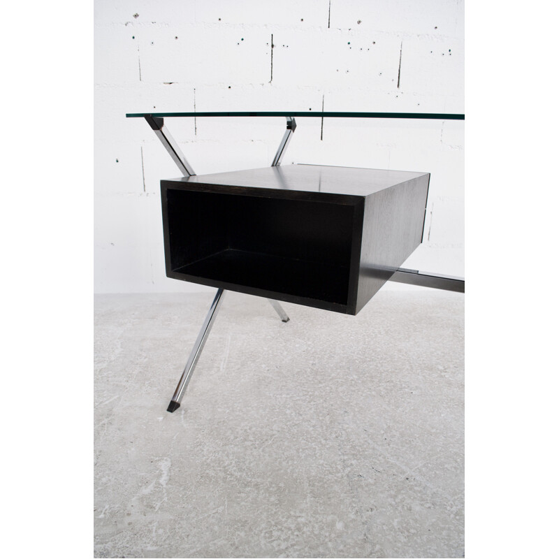 Vintage steel desk by Franco Albini 1970s