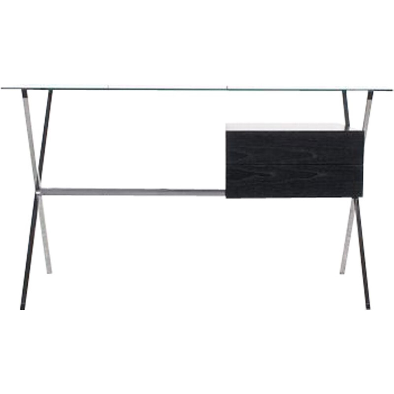 Vintage steel desk by Franco Albini 1970s