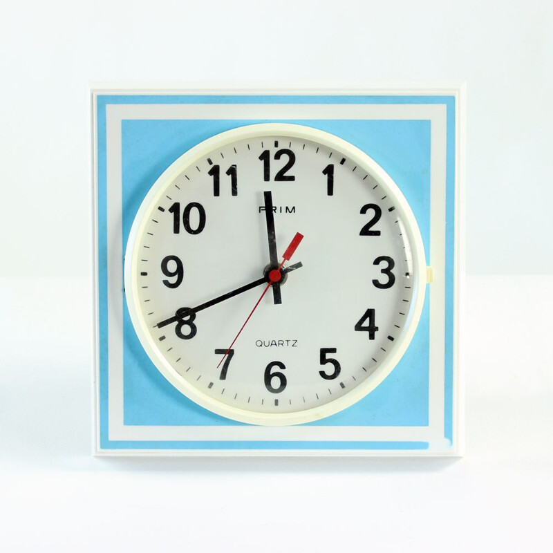 Vintage Clock by Prim, Czechoslovakia 1970s