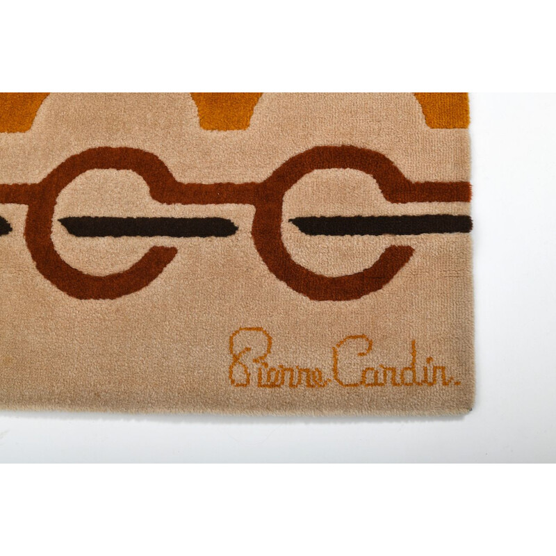 Large vintage Wool Rug by Pierre Cardin 270, Denmark 1960s