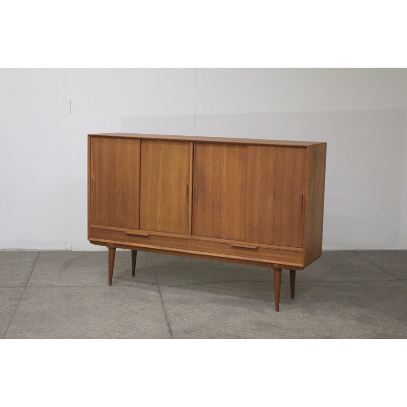 Vintage Highboard by Omann Jun, Denmark 1960s