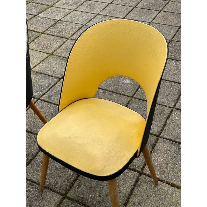 Paire de chaises vintage Thonet 1950
