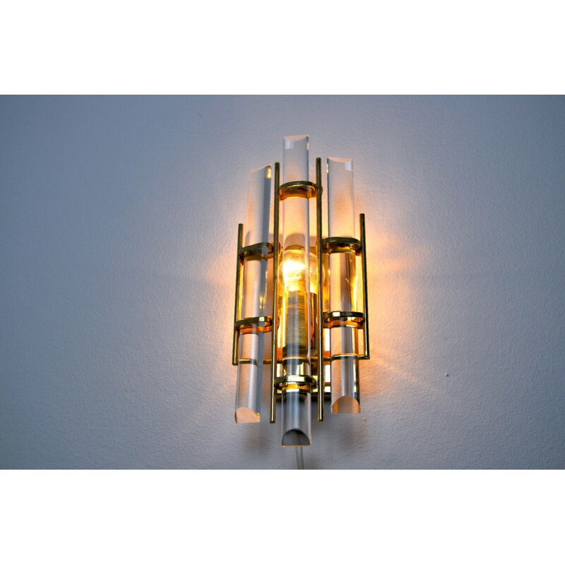 Vintage wall lamp Paolo Venini, Italy, 1970